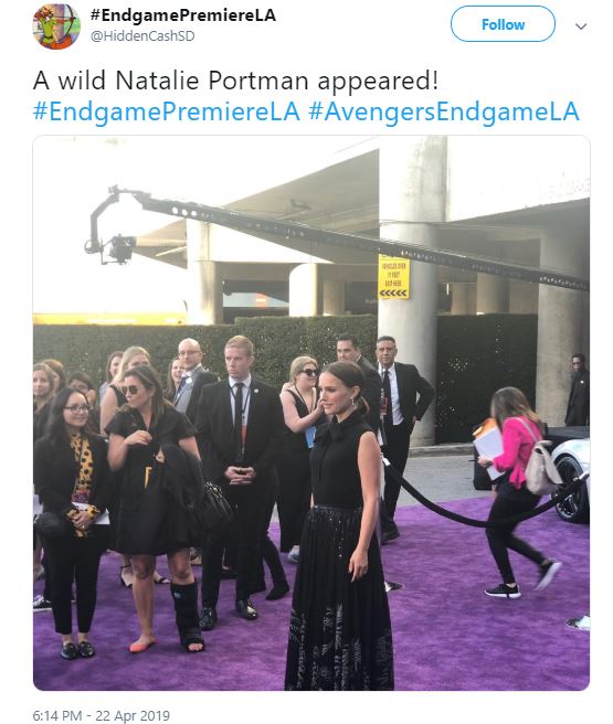 Avengers: Endgame Natalie Portman Jane Foster