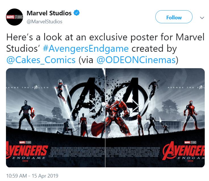 Avengers: Endgame Posters Iron Man Captain America