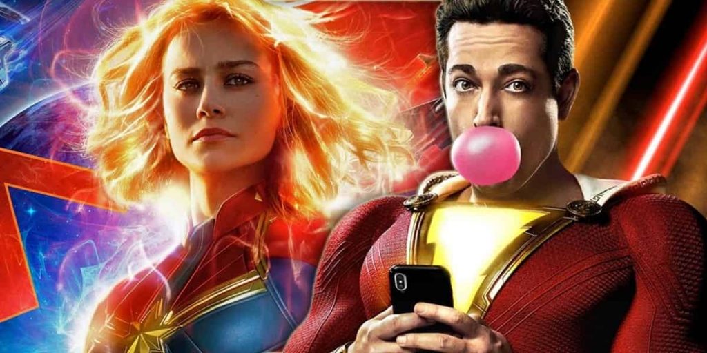 Shazam! Hellboy Captain Marvel
