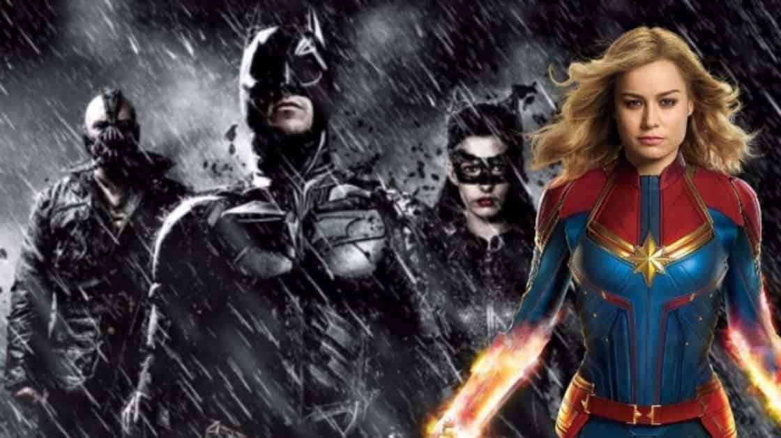 Captain Marvel Box Office Dark Knight Trilogy