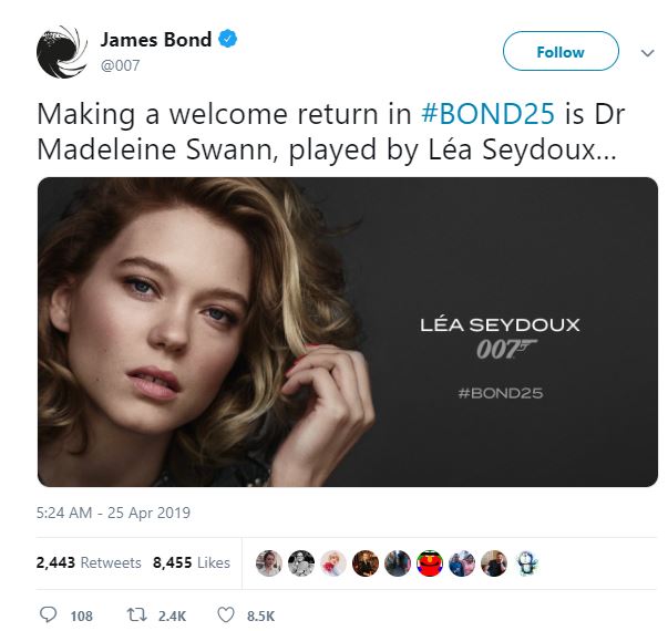 Bond 25 Cast