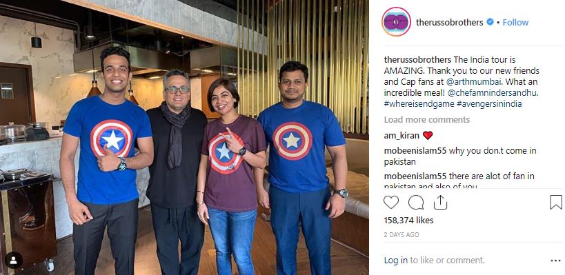 Avengers: Endgame Director Joe Russo Priyanka Chopra