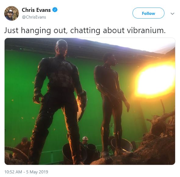 Avengers: Endgame Behind The Scenes Chris Evans