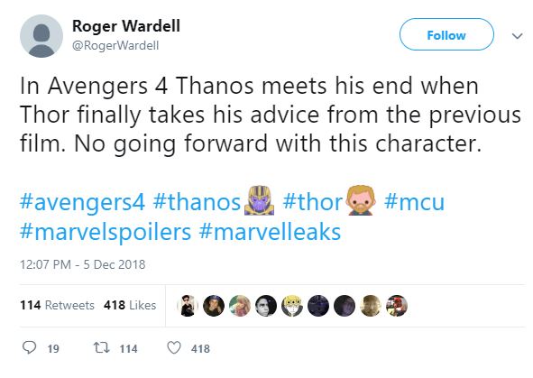 Avengers: Endgame MCU