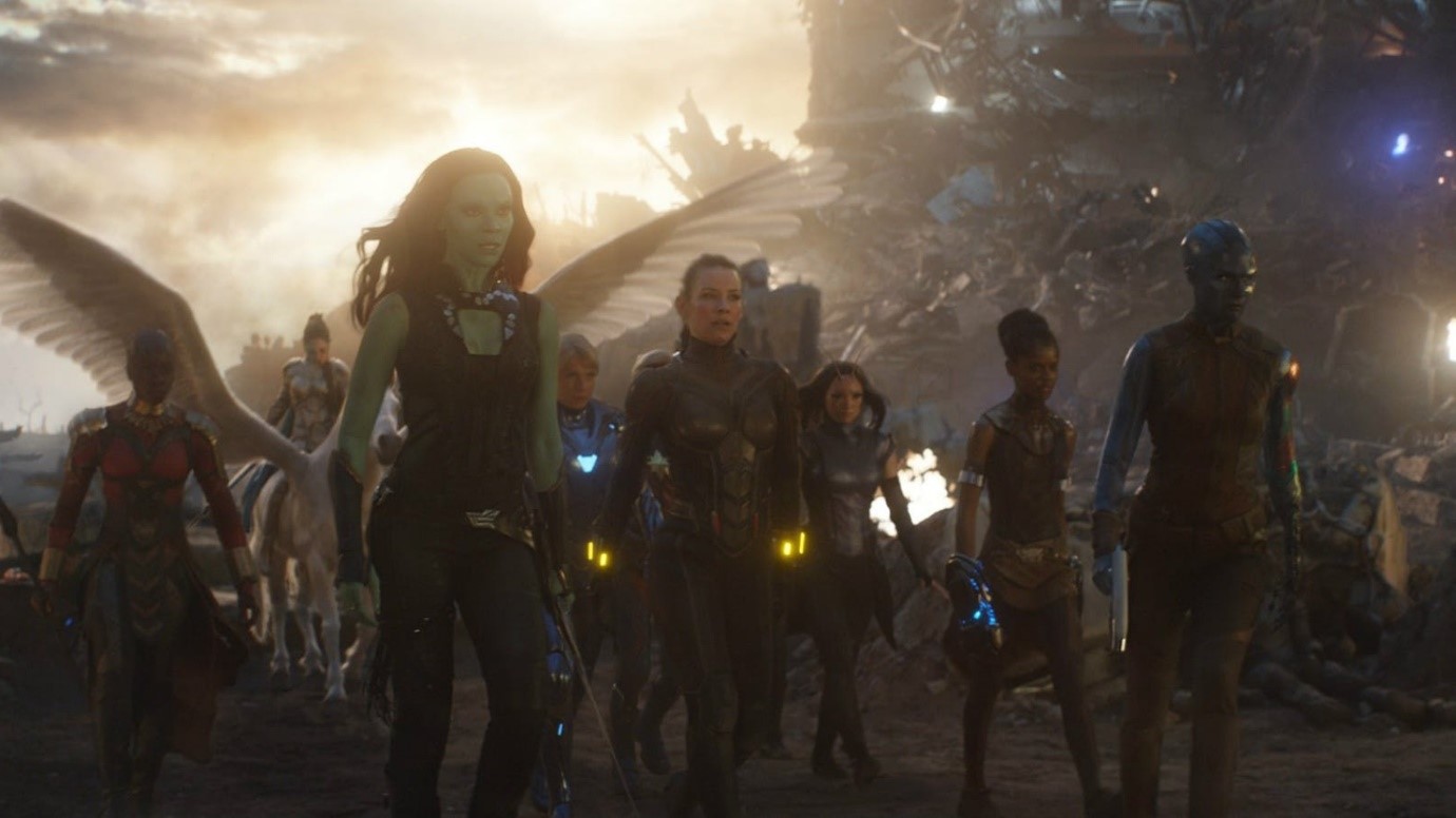 Avengers: Endgame Female Team Up Moment