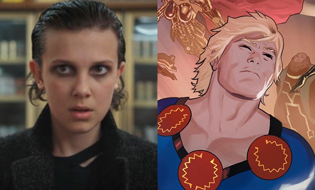 The Eternals Millie Bobby Brown Kumail Nanjiani