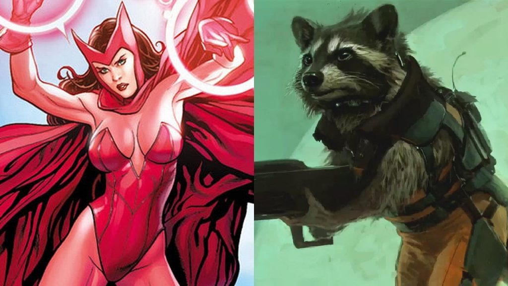 Avengers: Endgame Scarlet Witch And Rocket
