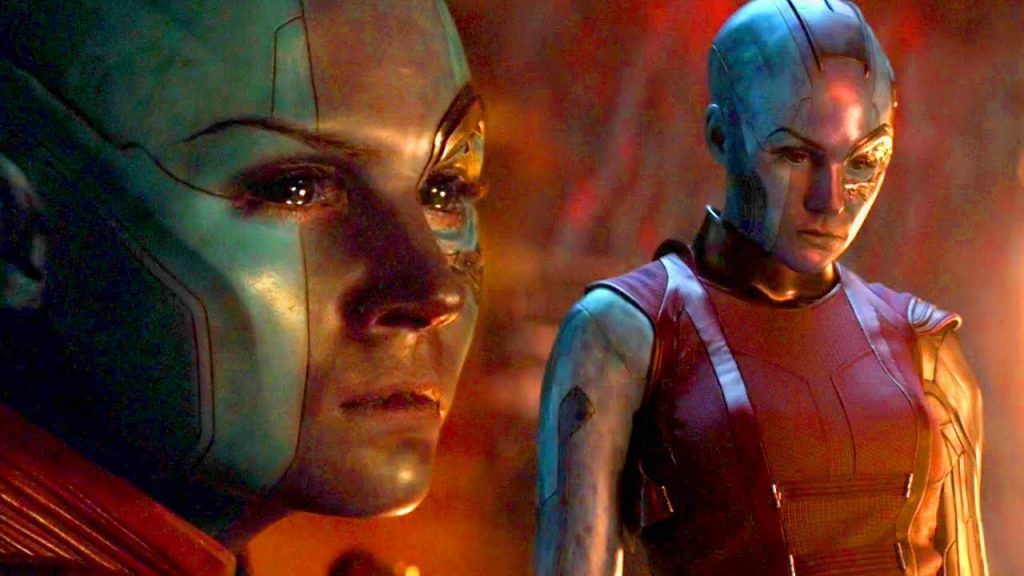 Funny Nebula & Iron Man Scene