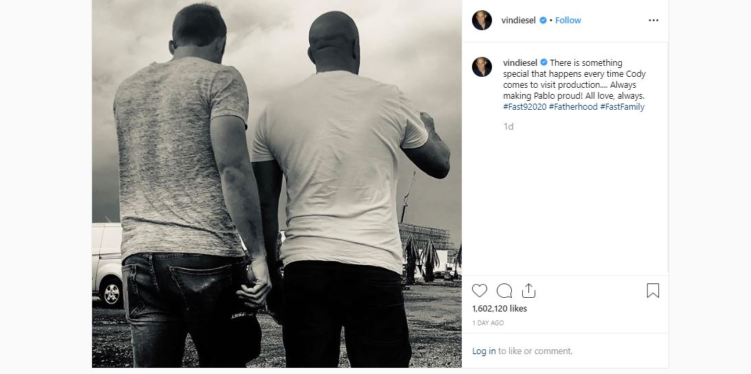 Vin Diesel Teases Return of Paul Walker