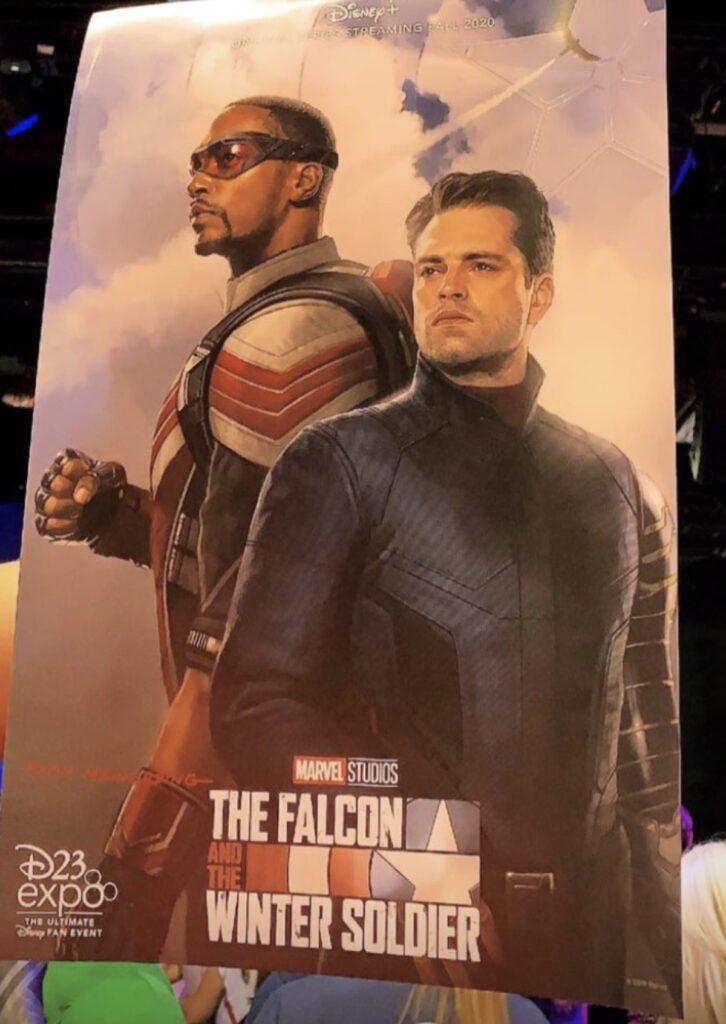 New Poster Reveals Comic-Accurate Falcon Suit Short Haired Winter Soldier