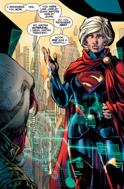 DC Comics made Super Girl the President of the United States