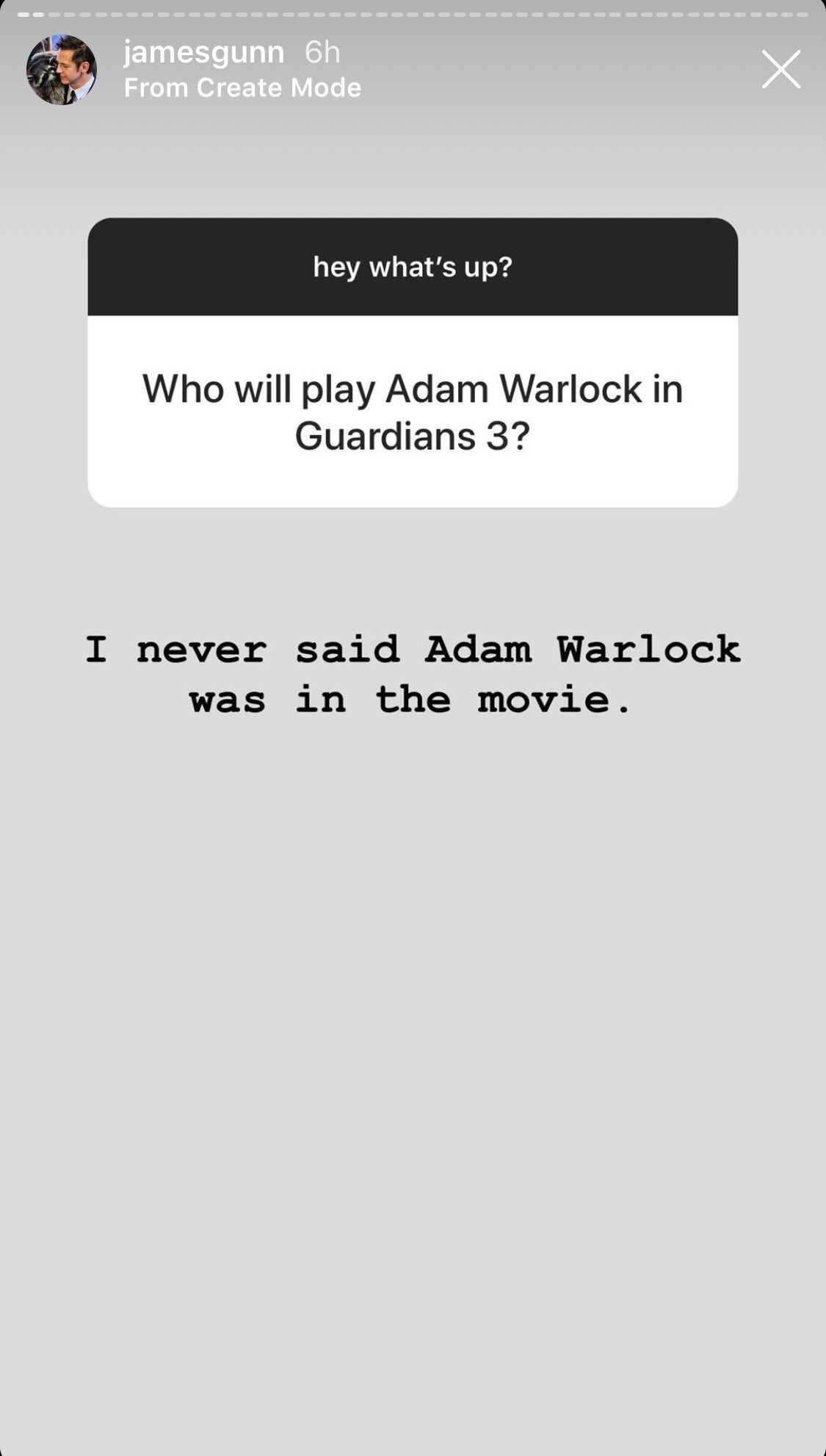 Adam Warlock in Guardians Vol. 3