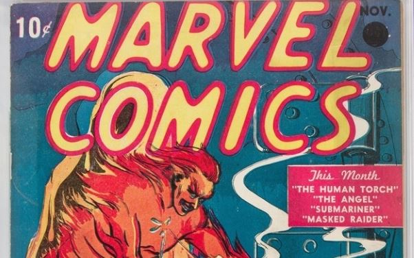 Marvel Comic Auctioned