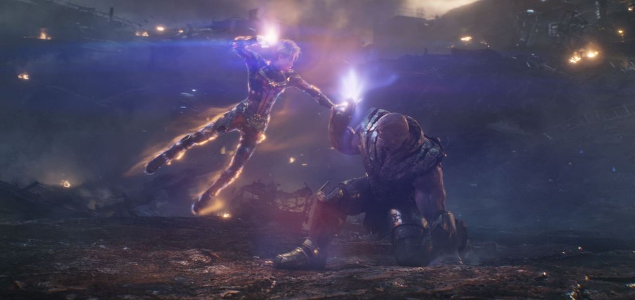 Thanos’ Headbutt No Effect on Captain Marvel