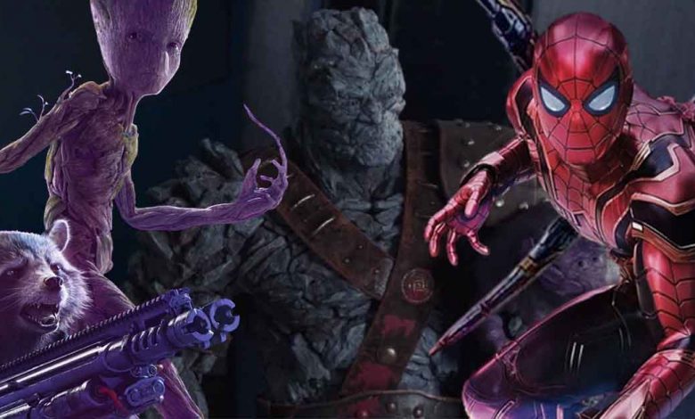 Spider-Man Teams Up With Korg, Miek & Groot