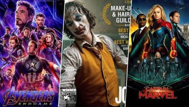 Captain Marvel Avengers: Endgame & Joker Oscar Shortlists