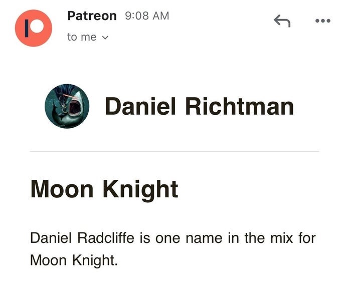 Radcliffe to Play Moon Knight