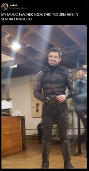 New Photo of Bucky's Suit