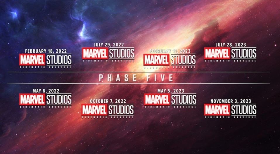 Marvel Studios Reveal Phase 5 Slate