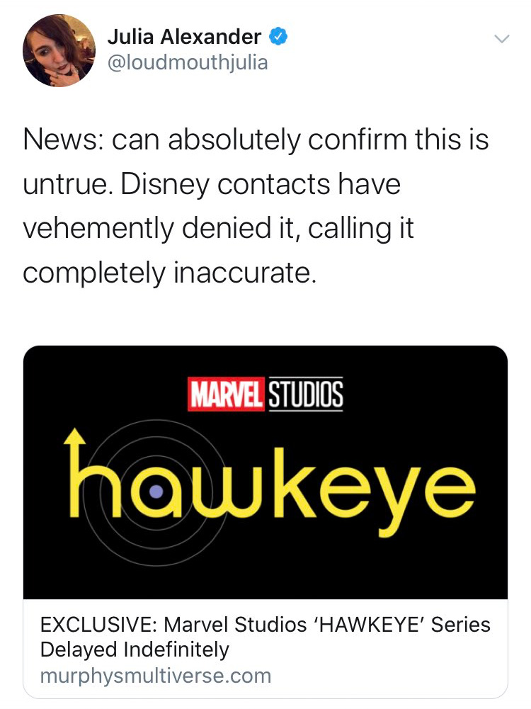 Setbacks With Doctor Strange 2 & Hawkeye