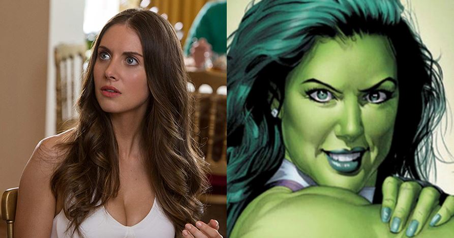 Alison Brie she playing the role of She-Hulk