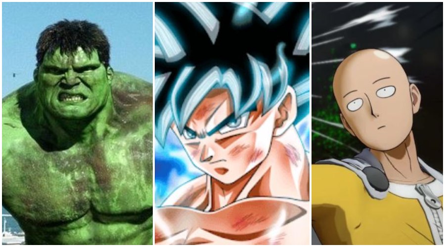 One Punch Man vs Goku vs The Hulk