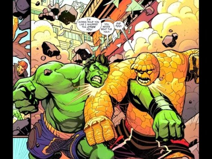 Hulk vs Juggernaut vs The Thing