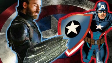 Unused Shield of Captain America from Avengers: Infinity War