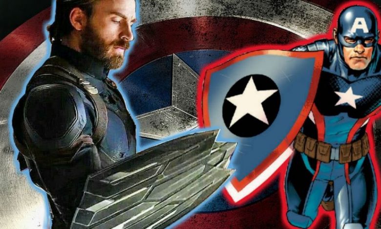 Unused Shield of Captain America from Avengers: Infinity War