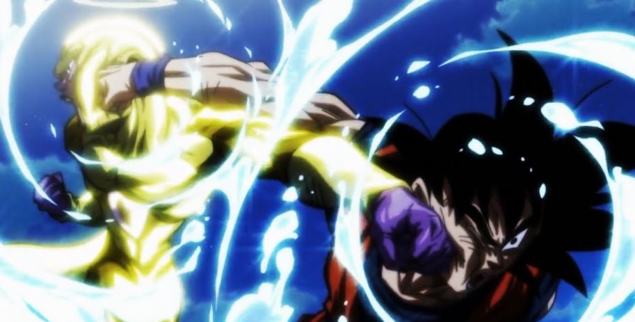 Goku Fights in Dragon Ball