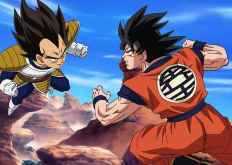 Goku Fights in Dragon Ball