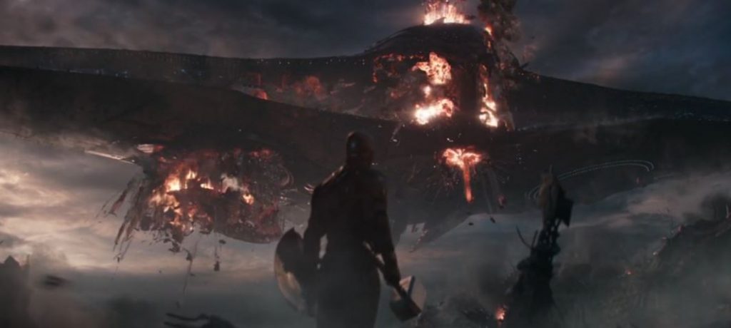 thanos ship showdown