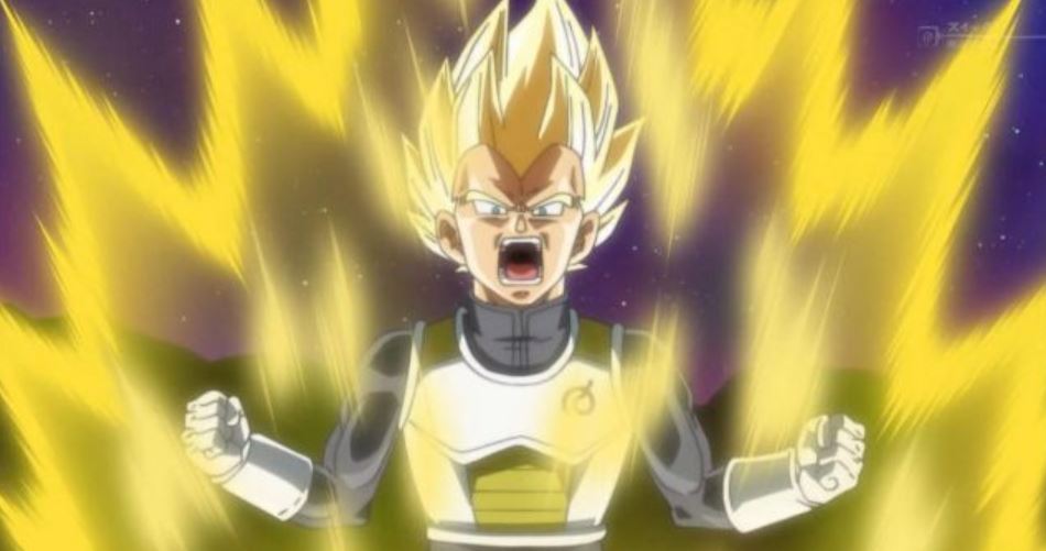 New Super Power Vegeta After Spirit Control Training