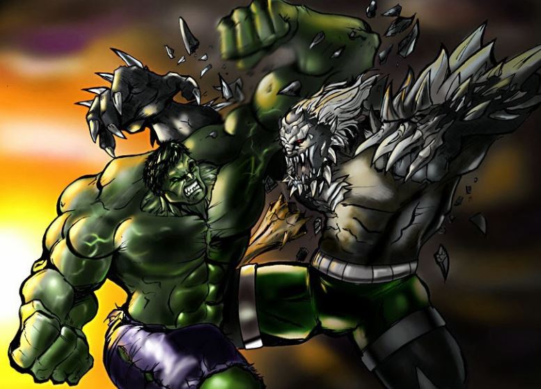 Hulk Defeated Doomsday