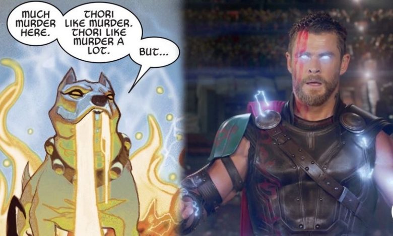 Thor Has a Dog Came From Hell “Thori” Coming to MCU