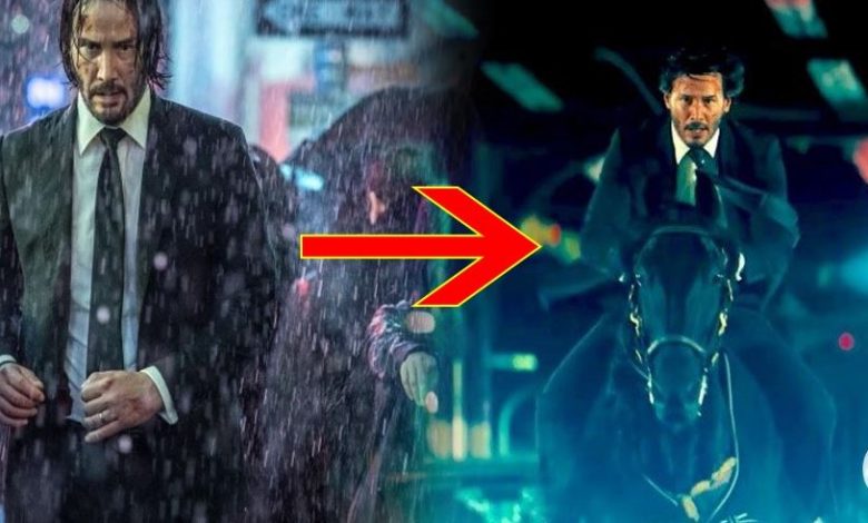 Stunts by Keanu Reeves in John Wick