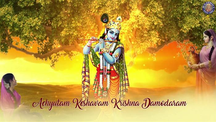 achyutam keshavam krishna damodaram mp3 download