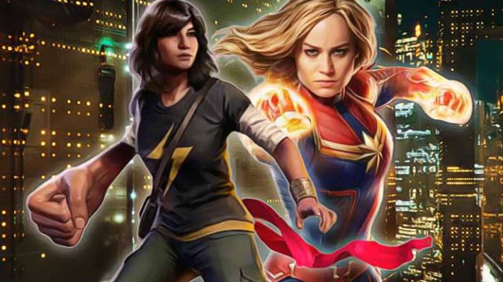 Ms. Marvel Set Photos Kamala Khan in Captain Marvel Costume