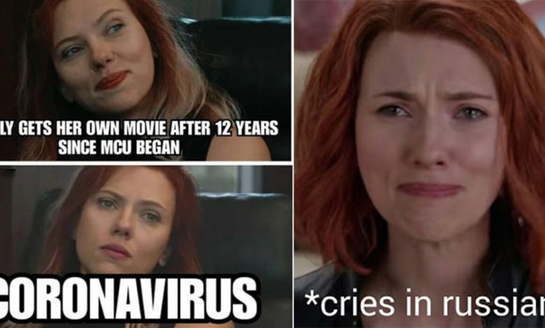 Hilarious Memes of 2020 on Black Widow