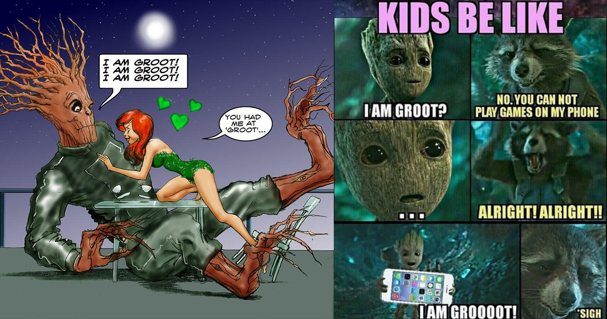 Memes On Groot - The Tree That Always Gives