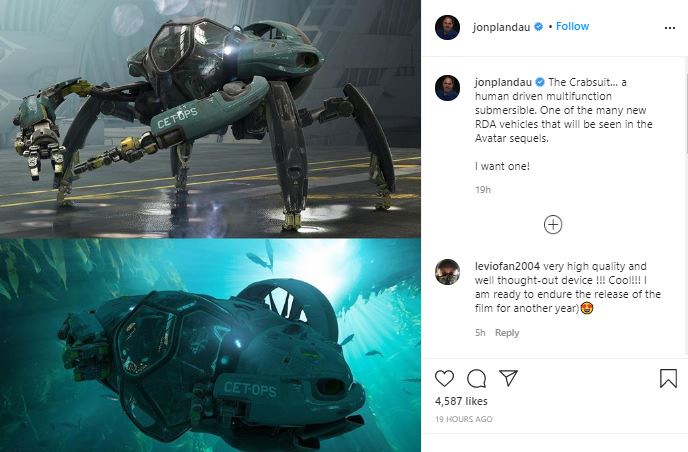 New Underwater Vehicle of Avatar 2 