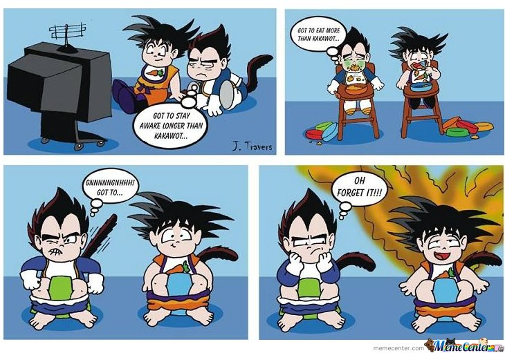  Goku vs Vegeta Memes 