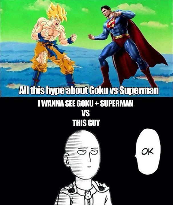 Epic Superman vs Goku Memes