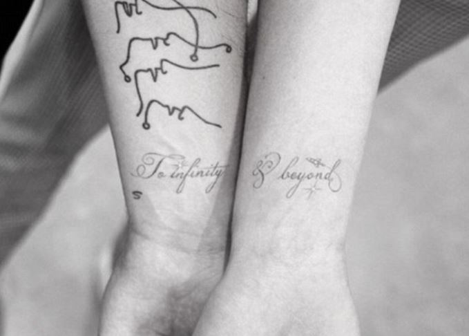 Celebrity Couple Got Matching Tattoos