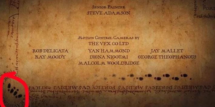 Details Hidden In Movie Credits