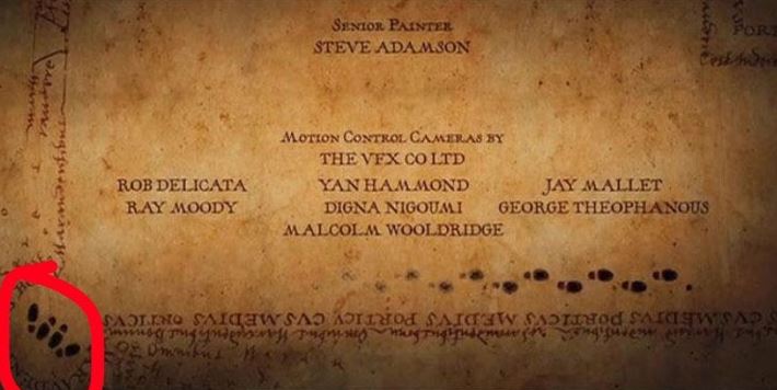 Details Hidden In Movie Credits