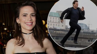 Hayley Atwell & Tom Cruise Film Stunt on Top of a Train in Mission: Impossible 7