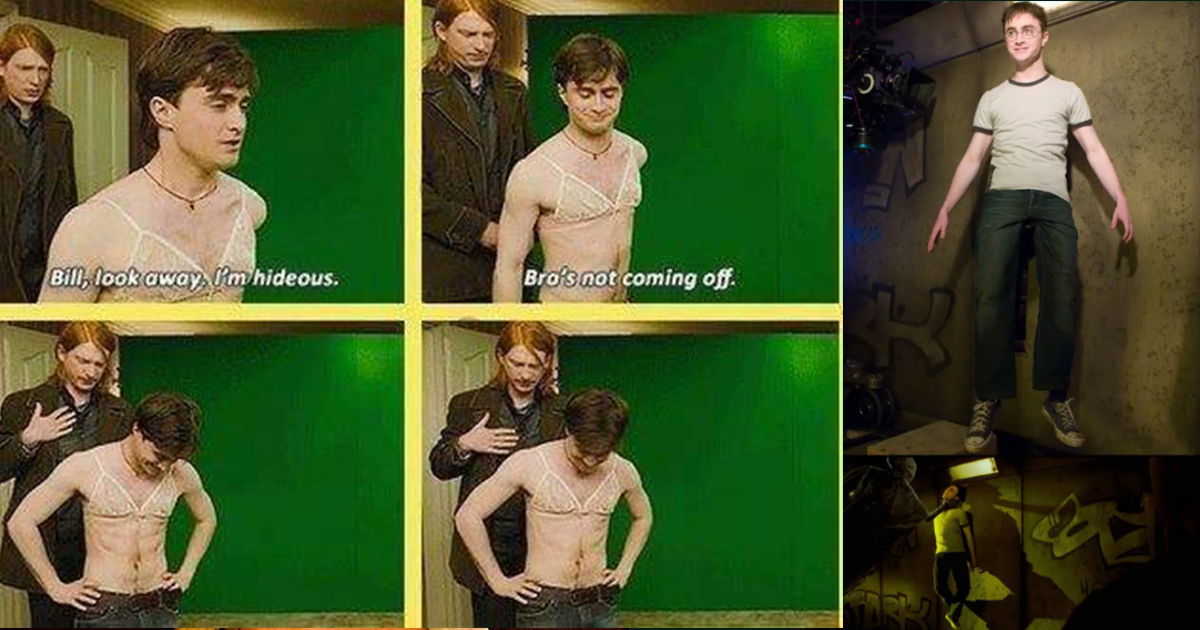 Unseen Harry Potter Movie Shots Before And After Special Effects