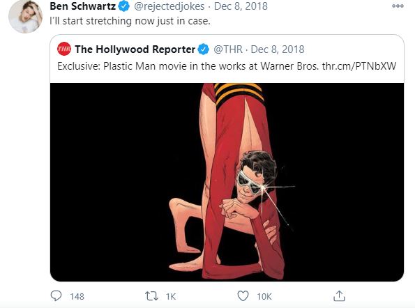 DC Developing a Plastic Man Movie