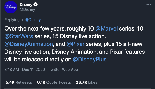 Non-MCU Major Reveal From Disney's Investor Day